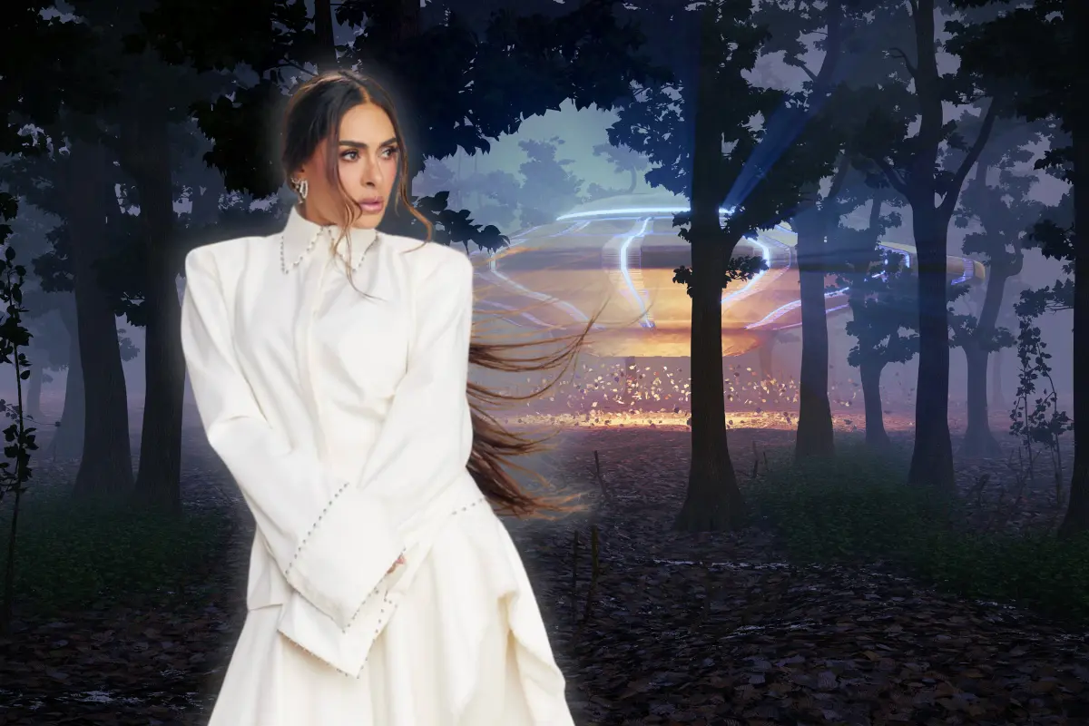Galilea Montijo afirma que vio un OVNI (Foto: IG @galileamontijo / Canva)
