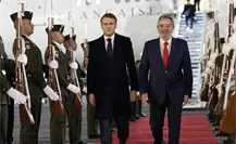 Emmanuel Macron, presidente de Francia, llega a México Emmanuel Macron, presidente de Francia, llega a México