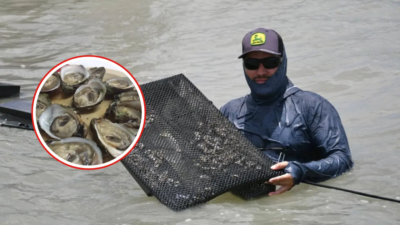 Supervisan las granjas de ostión en Tamaulipas | Foto: Perla Herrera