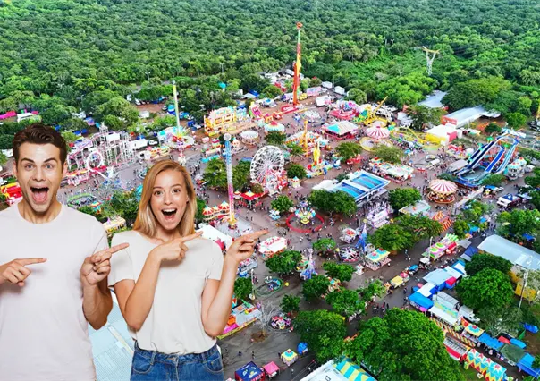 Llegan a la Feria Xmatkuil 2025 nuevos juegos mecánicos y atracciones de Espectaculares García