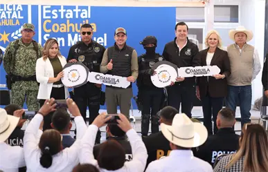 Manolo Jiménez entrega tres nuevos cuarteles en Coahuila en Múzquiz y Ocampo