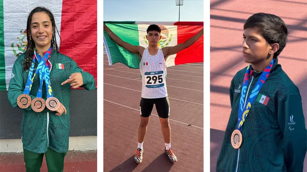 Brillan tamaulipecos en el paraatletismo de los Juegos Parapanamericanos Juveniles 2025