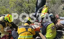 Con helicóptero de Protección Civil se realiza rescate de militar retirado que pasó la noche en un barranco de la Sierra de Bustamante Con helicóptero de Protección Civil se realiza rescate de militar retirado que pasó la noche en un barranco de la Sierra de Bustamante
