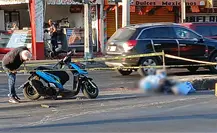 Muere joven motociclista tras derrapar en Eje 5 Sur, en Iztapalapa Muere joven motociclista tras derrapar en Eje 5 Sur, en Iztapalapa