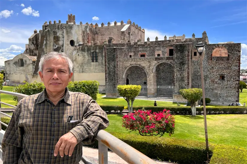 imagen recuadro Baudelio Camarillo presente en el Festival Tamaulipas LEE. Foto: Daniel Espinoza