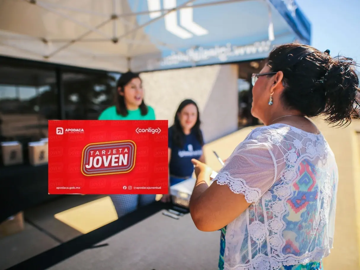 La Tarjeta Joven de Apodaca es un programa gratuito impulsado por la Dirección de Juventud que busca apoyar a los jóvenes. Foto: Canva/Gobierno de Apodaca.