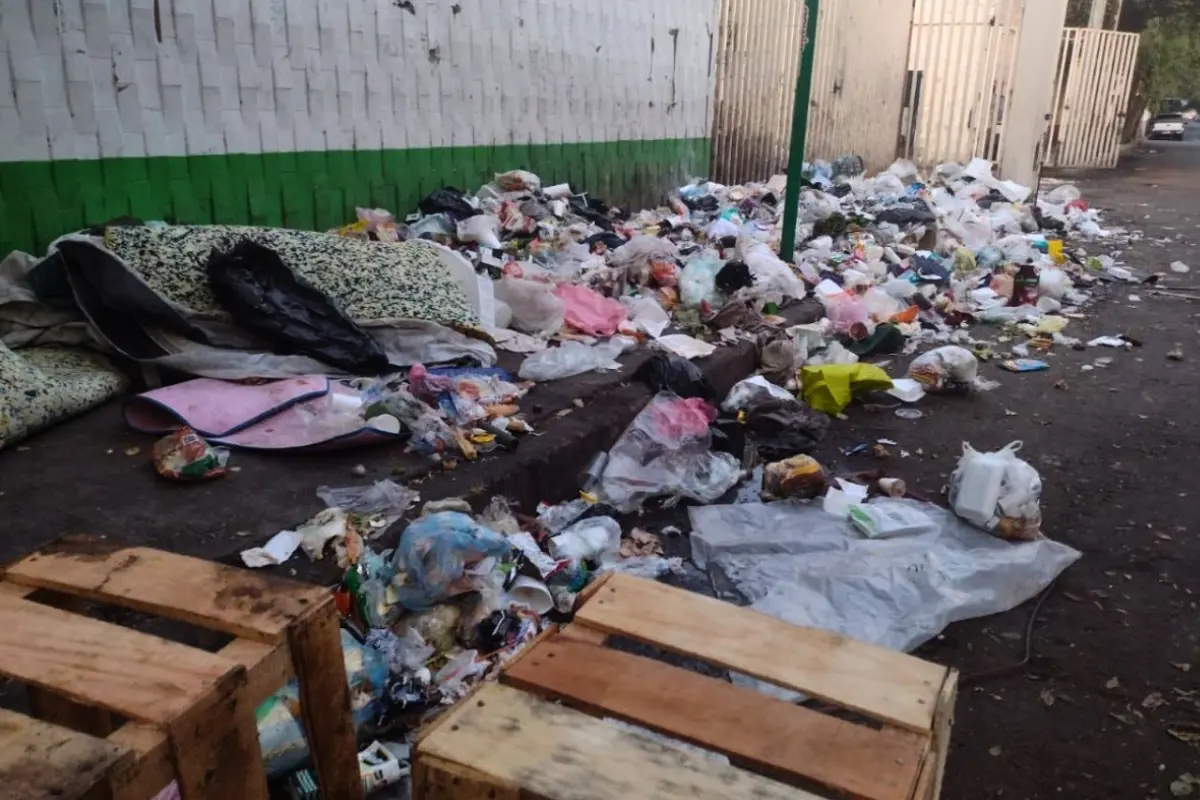 Basura fuera de control en la CDMX. Foto: Alcaldía Azcapotzalco