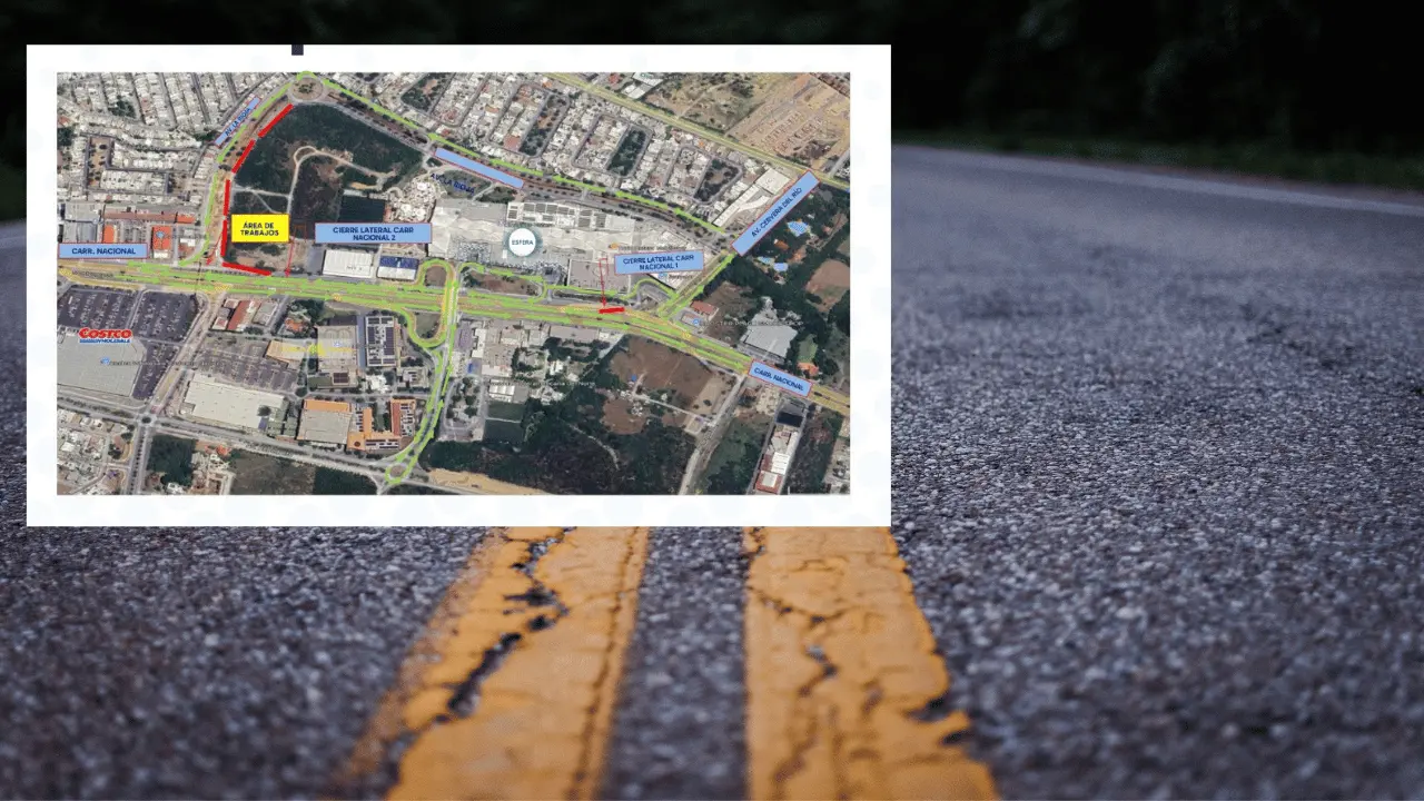 Este tramo es donde se realizará el montaje de trabes del nuevo puente elevado. Foto: Canva.