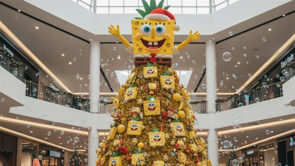 Árbol de Navidad Bob Esponja en CDMX: fechas, horarios y dónde
