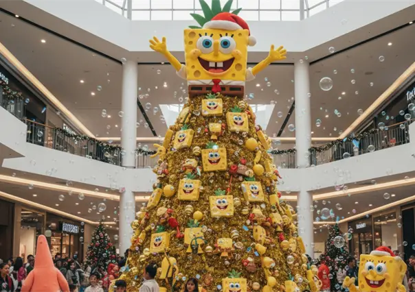 Árbol de Navidad Bob Esponja en CDMX: fechas, horarios y dónde
