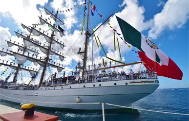 Así luce por dentro el Buque Escuela Cuauhtémoc que arribará al puerto de Progreso, Yucatán