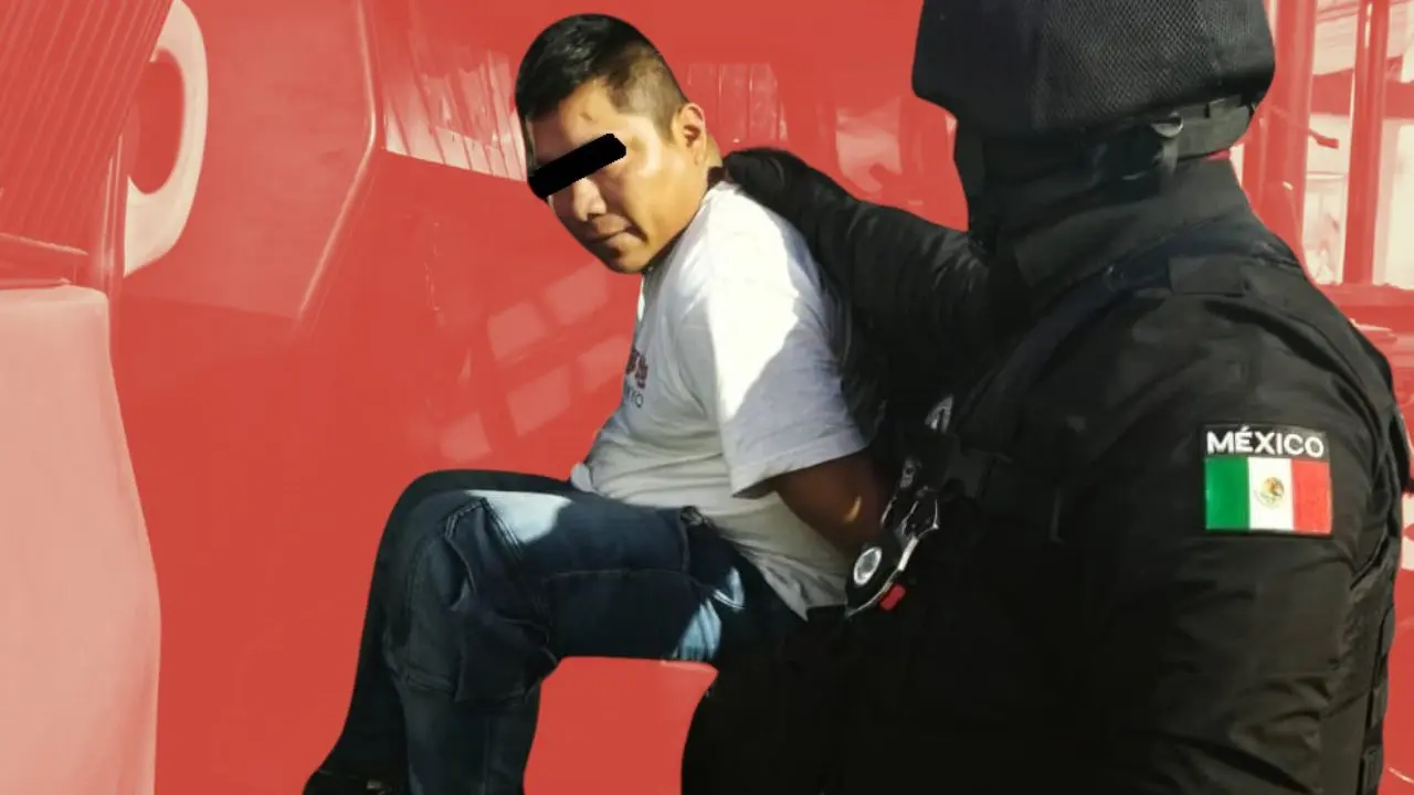 El presunto responsable fue identificado como Óscar M., de 29 años Foto: Policía de Monterrey