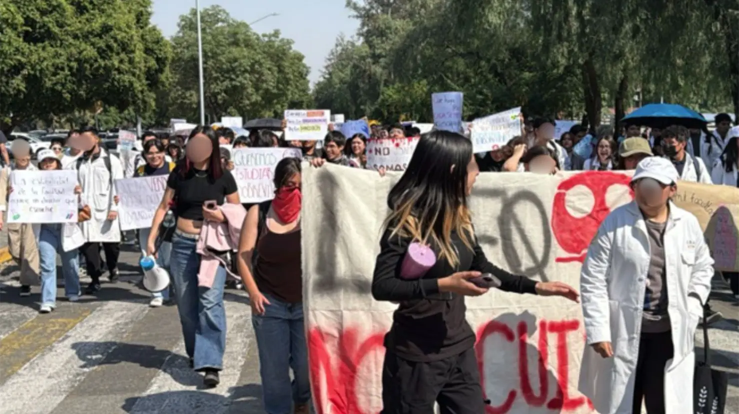 Marcha en CDMX.  Foto: X (@OVIAL_SSCCDMX)
