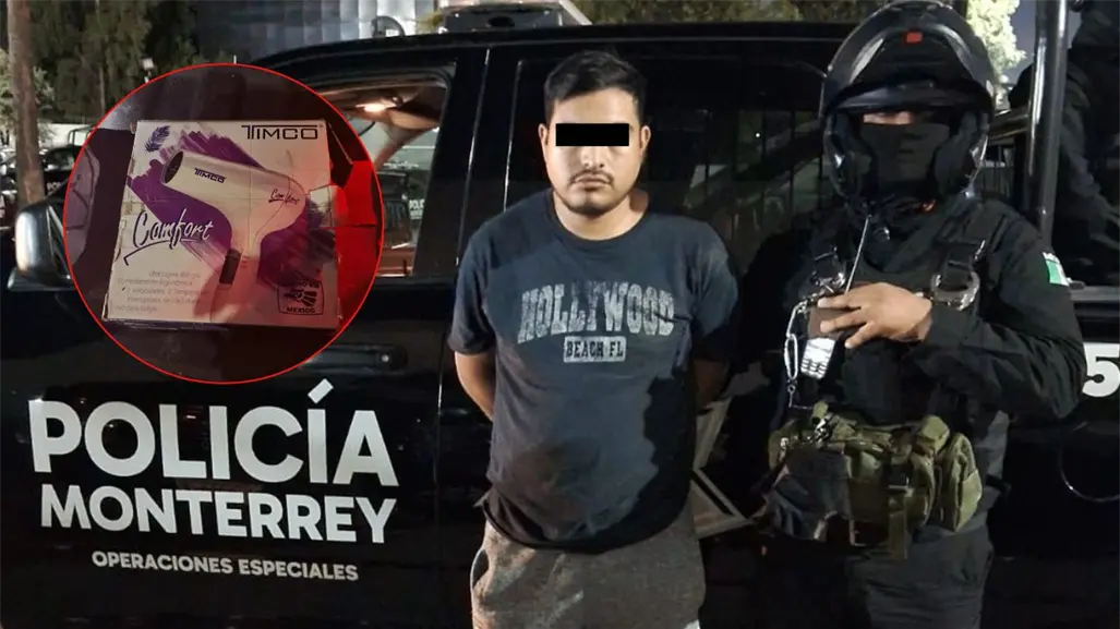 Persecución en Monterrey termina con un detenido y decomiso de droga