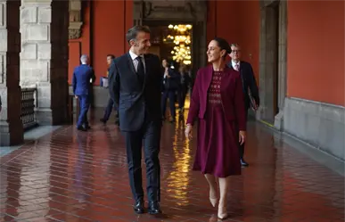 Emmanuel Macron agradece a Claudia Sheinbaum su recibimiento en México