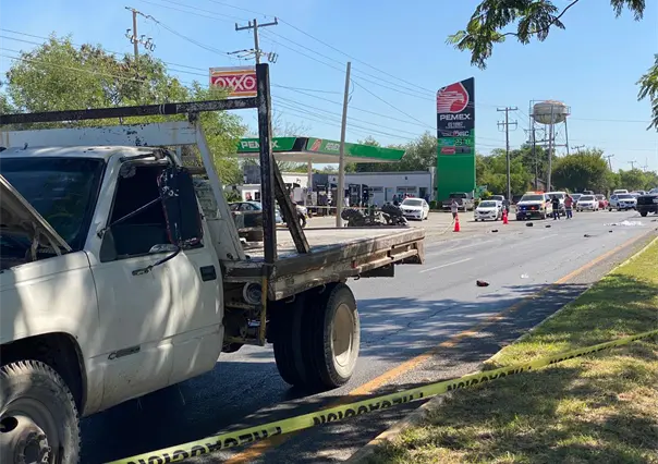 Joven de 19 años muere al volcar su cuatrimoto y ser atropellado por camioneta cuando sobre el libramiento Naciones Unidas en Ciudad Victoria