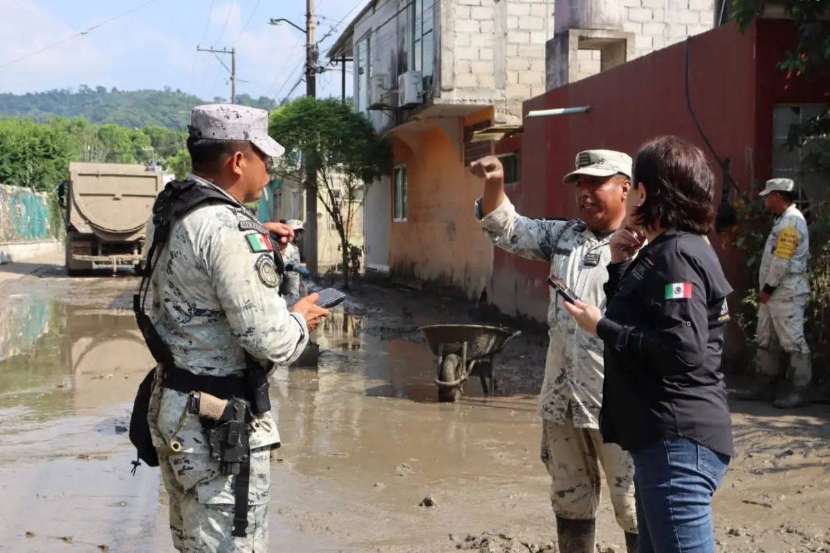 Zonas afectadas por lluvias Foto: X(Twitter) @CNPC_MX