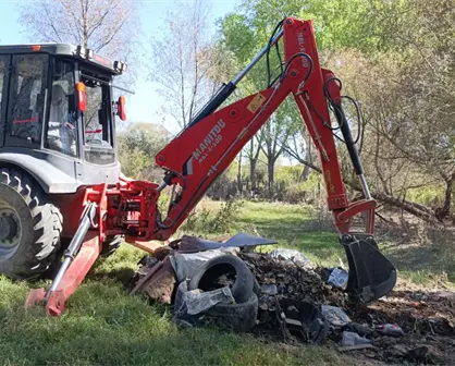 Realizan la 4ta jornada de recuperación al Río Tunal