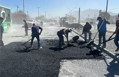 Bachean avenida Colosio en Santa Catarina para mejorar la movilidad urbana