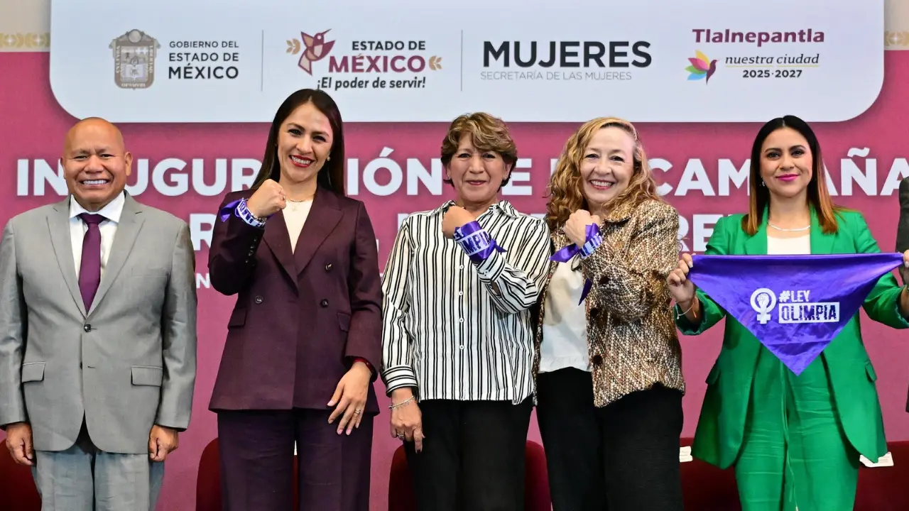 Delfina Gómez, gobernadora del Edomex. | Foto: X (@NachoRgz)