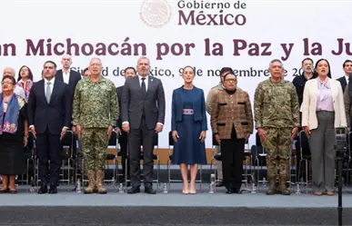Claudia Sheinbaum presenta el Plan Michoacán para recuperar la paz en el estado