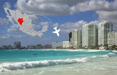 Esto cuesta un boleto de avión de Durango a Cancún por Volaris y por Aeroméxico