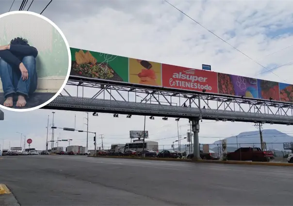 Menor en Saltillo se tira de puente peatonal, sufre lesiones graves