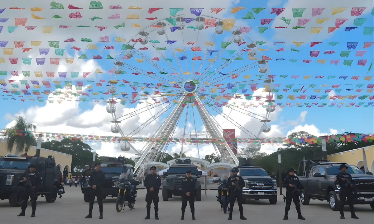Xmatkuil 2025 tendrá seguridad reforzada con videovigilancia, patrullajes y puntos de alcoholimetría Foto: SSP Yucatán