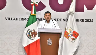Javier May rinde su primer informe de gobierno en Tabasco
