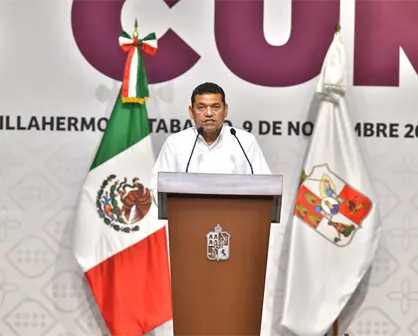 Javier May rinde su primer informe de gobierno en Tabasco