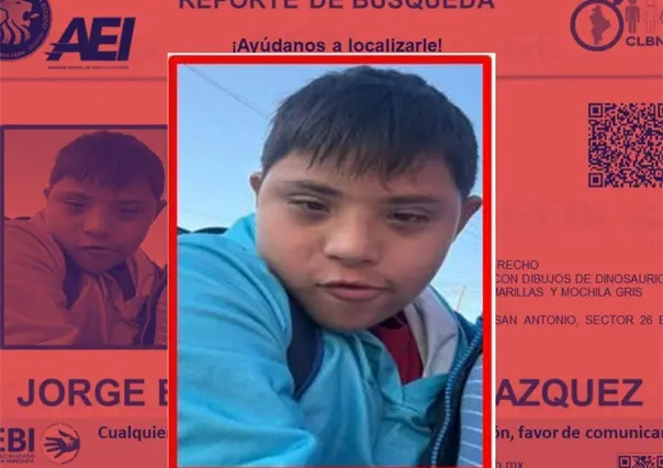 Activan Alerta Amber por la desaparición del niño Jorge Enrique Pérez en Juárez