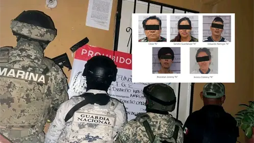 Múltiples cateos en Quintana Roo dejan como saldo 5 detenidos, el aseguramiento de droga y  armas