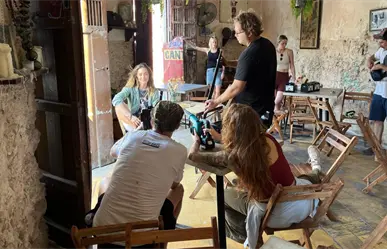 Este es el bar de Mérida que será escenario de la película internacional que se graba en la ciudad