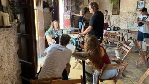 Este es el bar de Mérida que será escenario de la película internacional que se graba en la ciudad