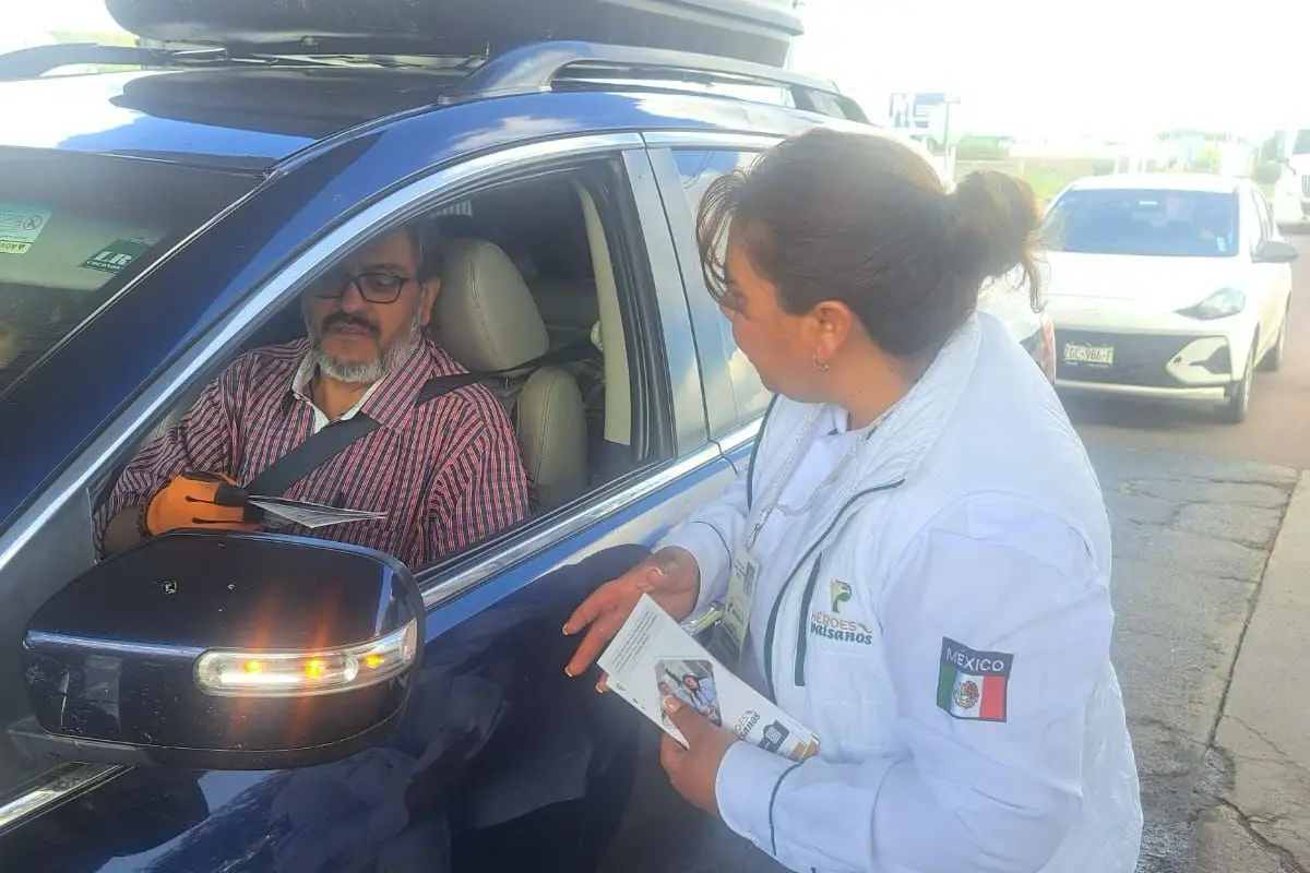 El operativo Héroes Paisanos tiene por objetivo brindar asistencia a los connacionales que regresan de Estados Unidos hacia México. Foto: Ramón Sánchez