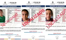 Localizan a 3 niños desaparecidos en Durango este fin de semana Localizan a 3 niños desaparecidos en Durango este fin de semana