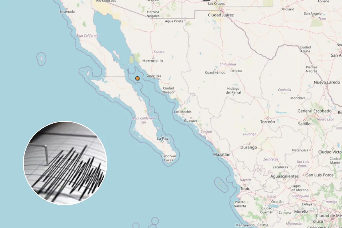 El área actriva en el Golfo de California vuelve a regisrar movimientos telúricos. Foto: Servicio Sismológico Nacional
