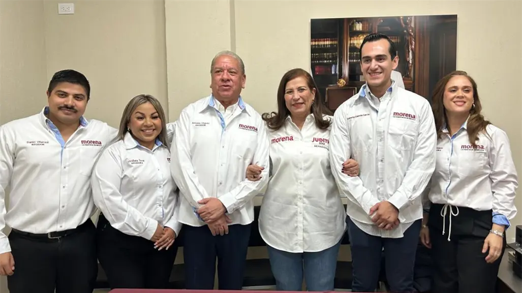 Judith Díaz y Andrés Mijes presentan la adhesión de nuevos miembros a Morena en Nuevo León