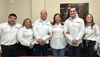 Judith Díaz y Andrés Mijes presentan la adhesión de nuevos miembros a Morena en Nuevo León