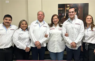 Judith Díaz y Andrés Mijes presentan la adhesión de nuevos miembros a Morena en Nuevo León