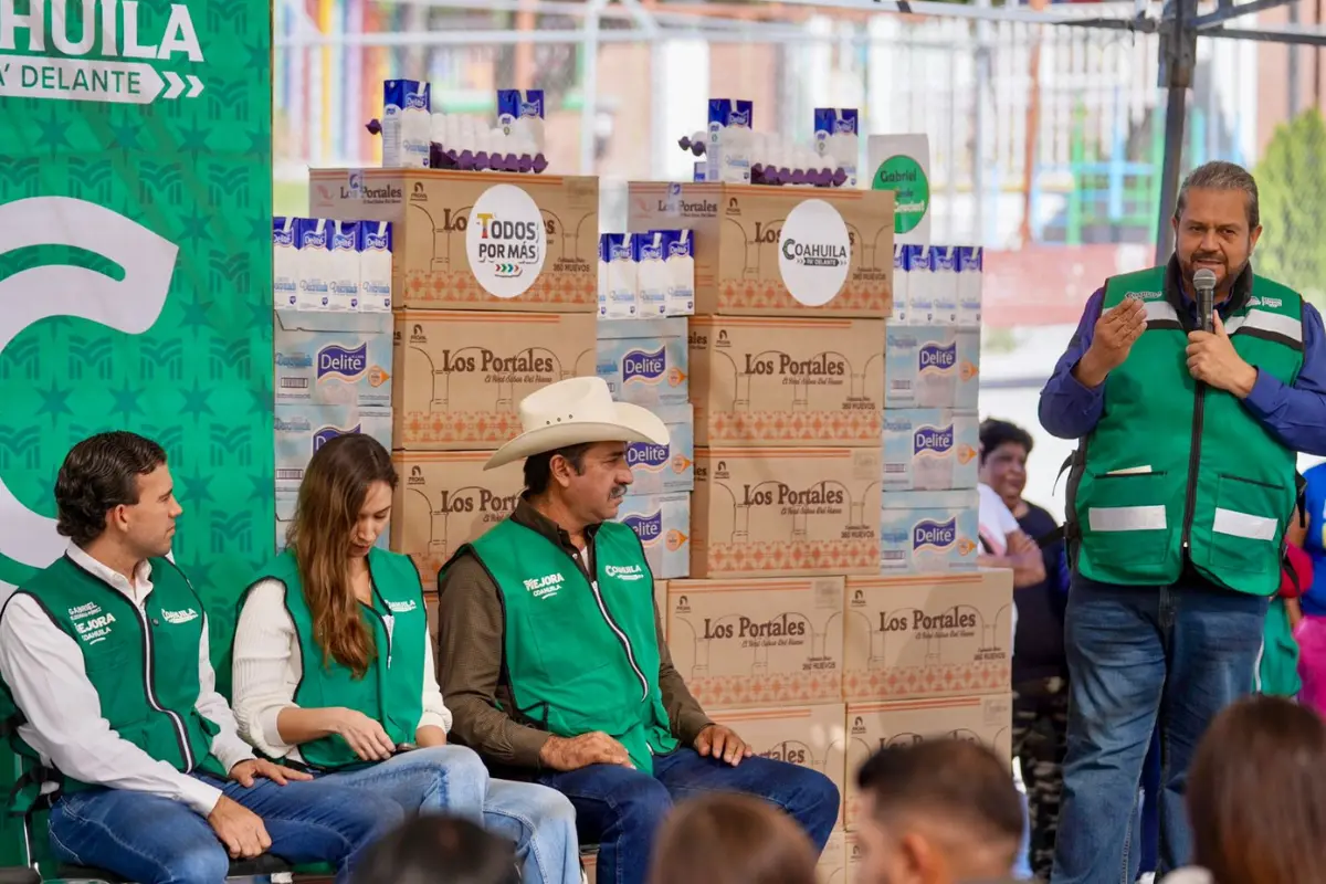 Ramos Arizpe lanza una campaña alimentaria que beneficiará a más de 30 mil personas en situación vulnerable. Foto: Gobierno de Ramos Arizpe