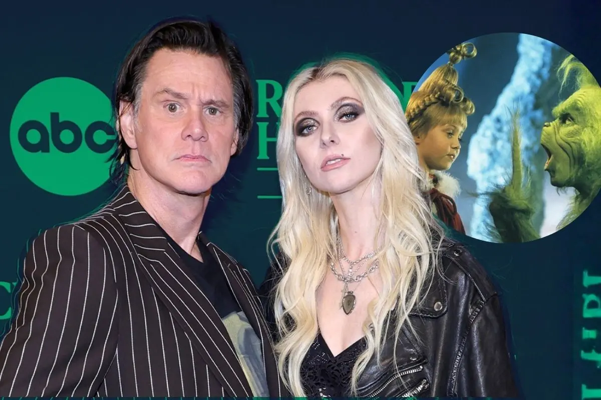 Taylor Momsen y Jim Carrey dieron vida a Cindi Lou y El Grinch en la adaptación de 2000. FOTO: CANVA/IG: @sensacinelatam/Entertainment Tonight/IMDb