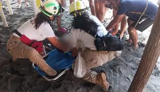 Bañistas en Chiapas fueron arrastrados por el mar