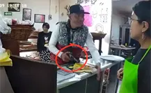 VIDEO | Empleadas sufren violento asalto en panadería de Valle de Chalco