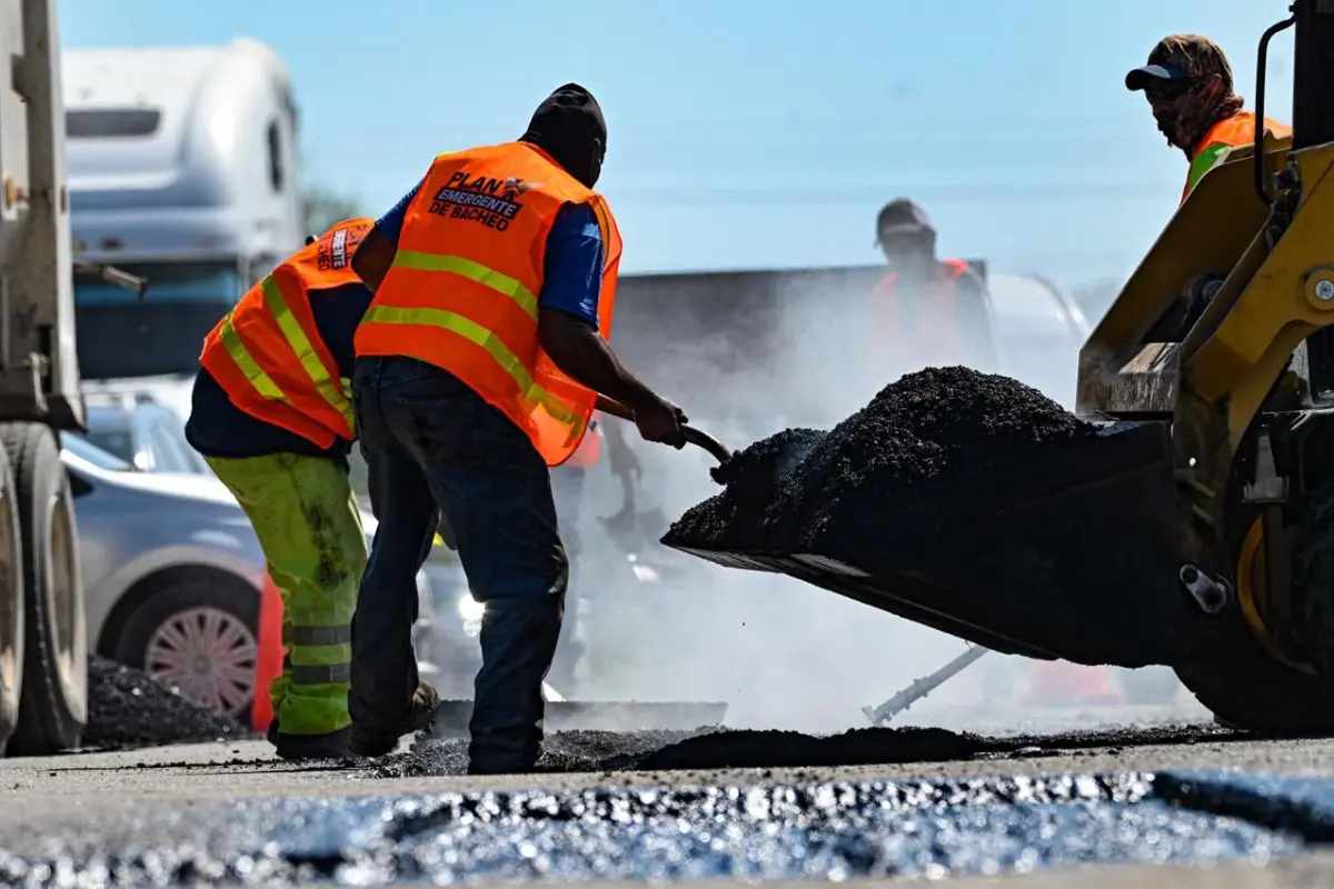 Plan emergente de Bacheo en Ciudad Victoria. Foto: Daniel Espinoza