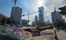 Trabajadores del SAT bloquean Paseo de la Reforma; esto exigen en CDMX Trabajadores del SAT bloquean Paseo de la Reforma; esto exigen en CDMX