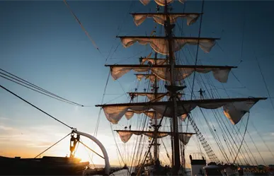 El Buque Escuela Cuauhtémoc llega a Progreso: súbete gratis al "Caballero de los Mares"