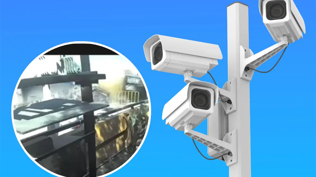 VIDEO | Captan momento exacto del aparatoso accidente que colapsó Av. Miguel Alemán en Apodaca