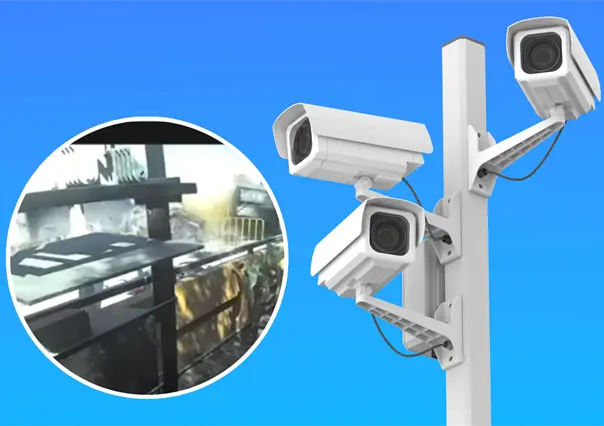 VIDEO | Captan momento exacto del aparatoso accidente que colapsó Av. Miguel Alemán en Apodaca