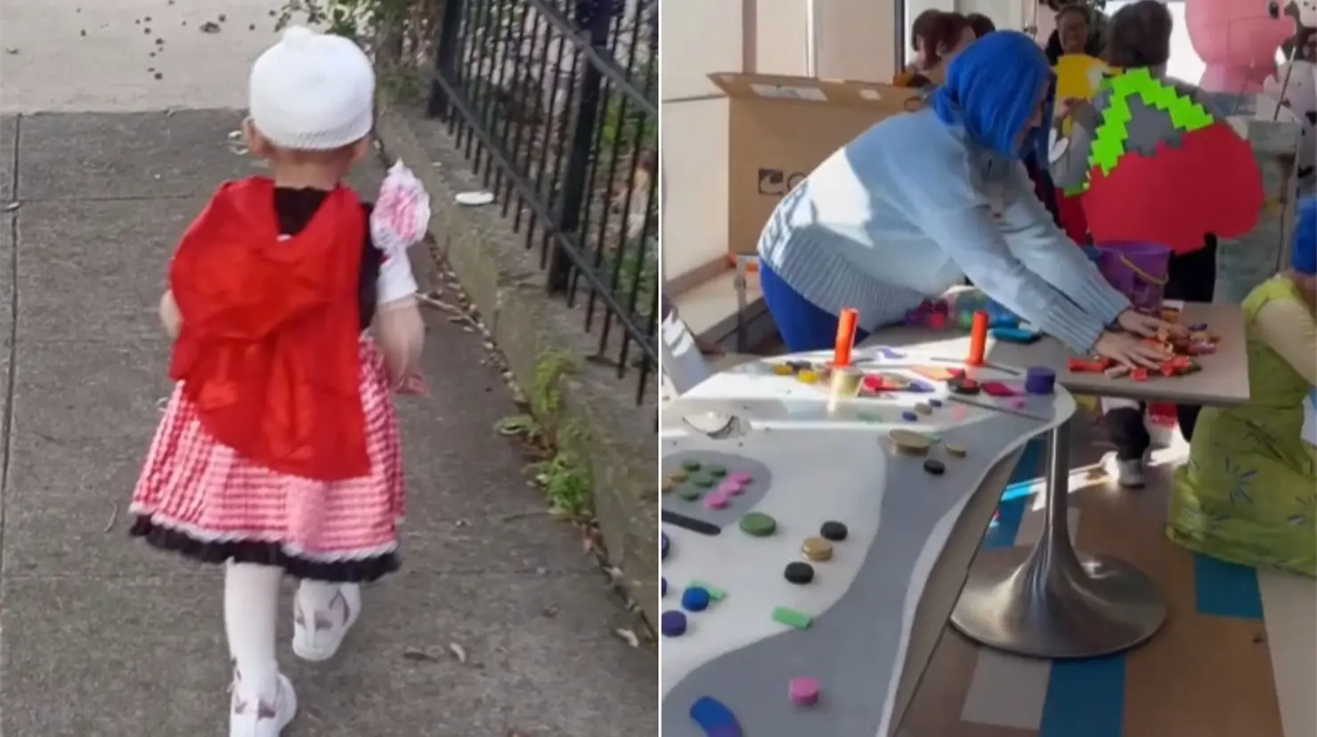 Celebración del hospital de Texas en EEUU. Foto: Captura de pantalla